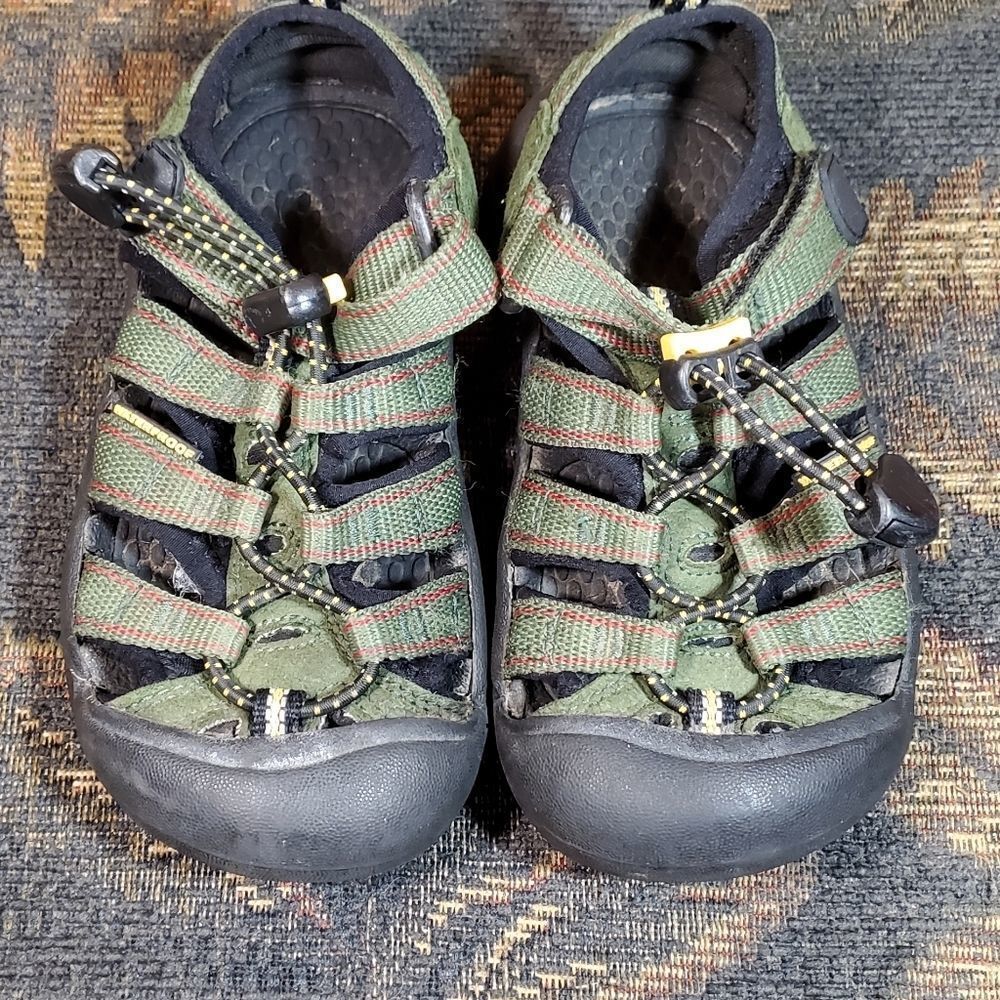 Keen Green Newport H2 Toddler Sandals- Size 10